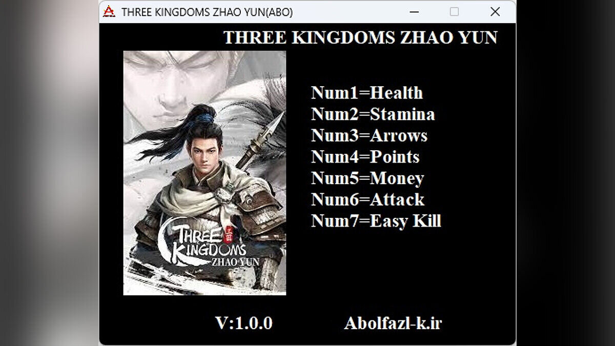 Three Kingdoms Zhao Yun — Трейнер (+7) [1.0]