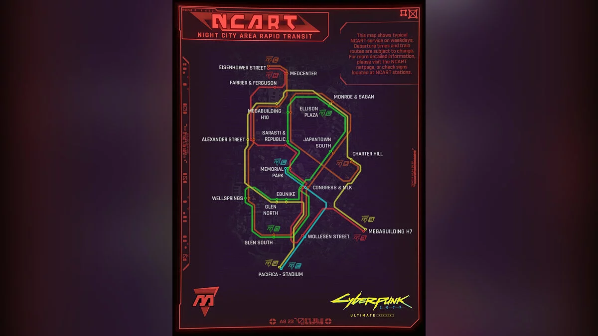 Cyberpunk 2077 — Улучшенное метро