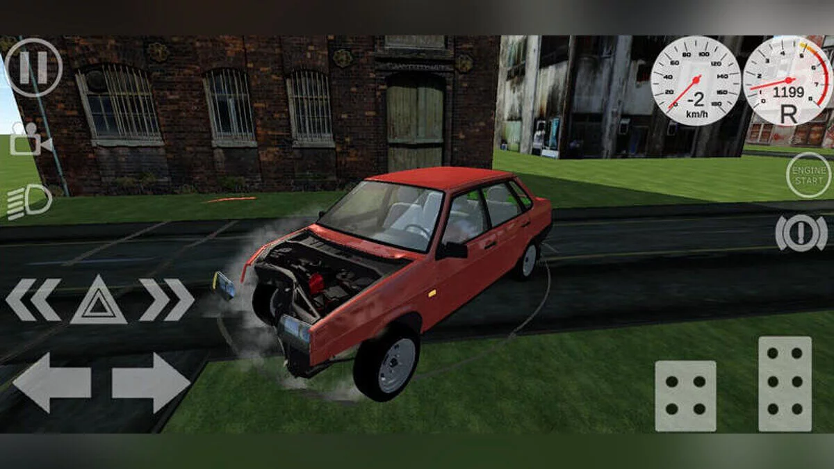 Simple Car Crash Physics Sim — Ваз 21099