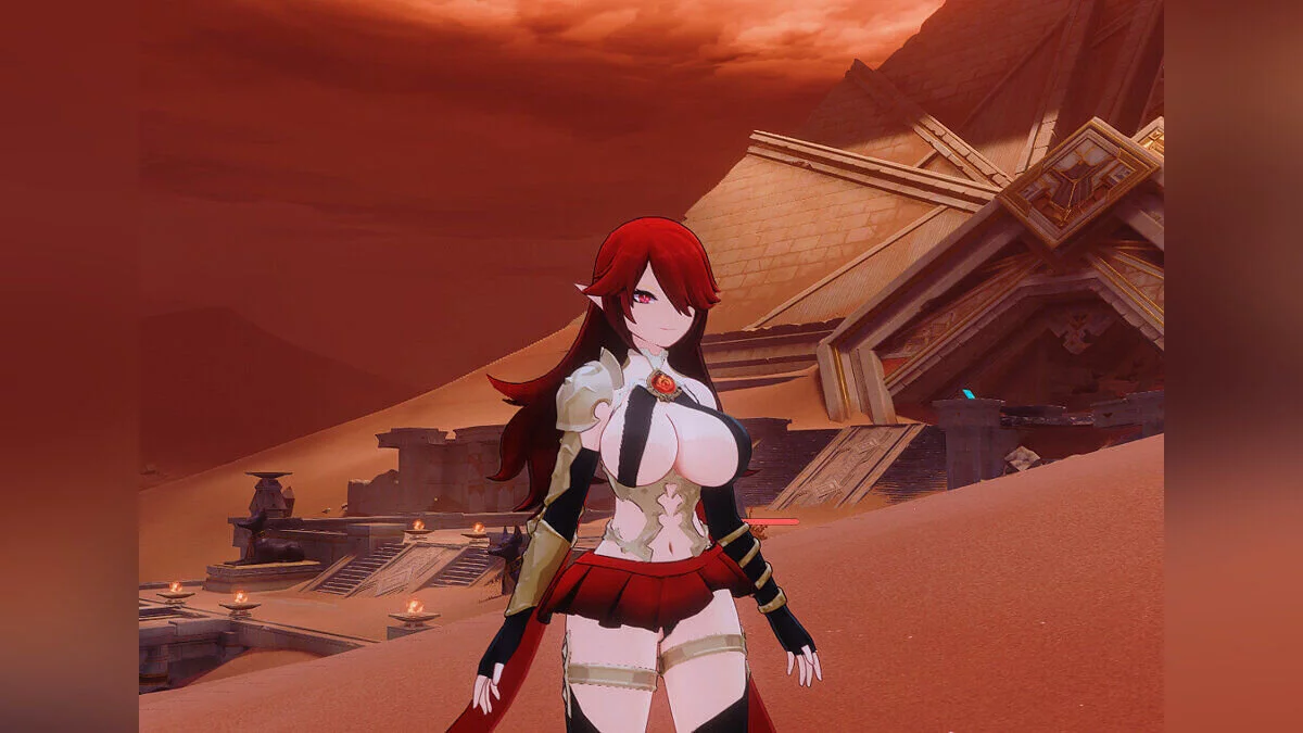 Genshin Impact — Дэхья с большой грудью