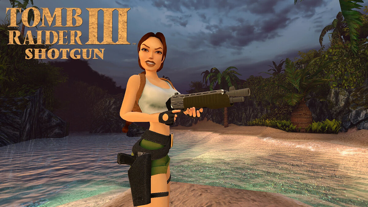 Tomb Raider 1-3 Remastered — Дробовик из игры Tomb Raider 3