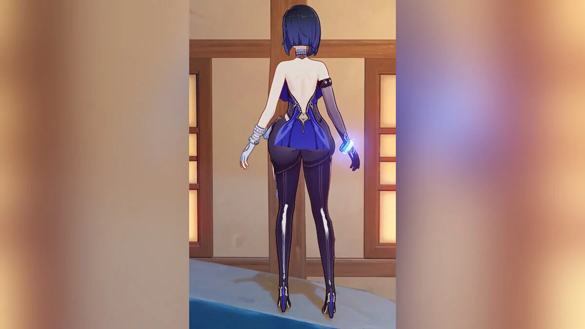 Genshin Impact — Е Лань с большой грудью и попой