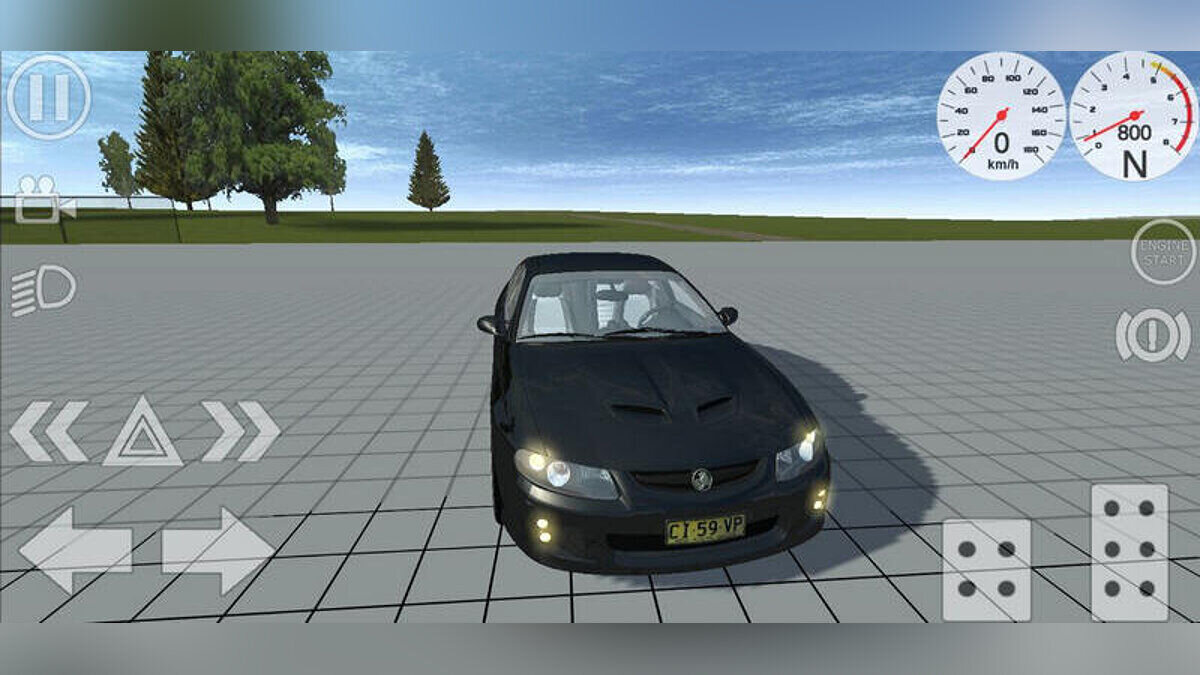 Simple Car Crash Physics Sim — Holden Monaro CV8R V2