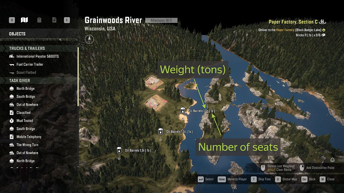 SnowRunner — Характеристики шин и вес грузов плюс / Tires and Cargo Mod Plus [v2.14]