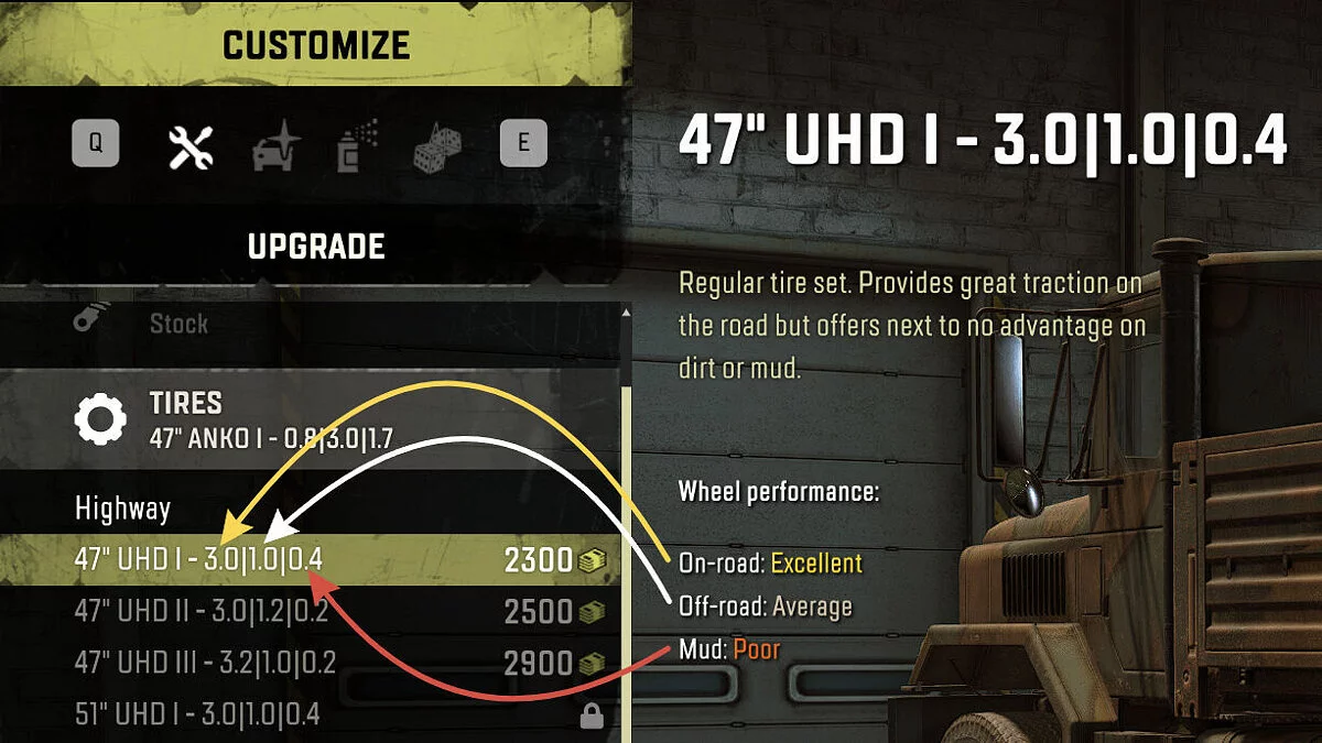 SnowRunner — Характеристики шин и вес грузов плюс / Tires and Cargo Mod Plus [v2.14]