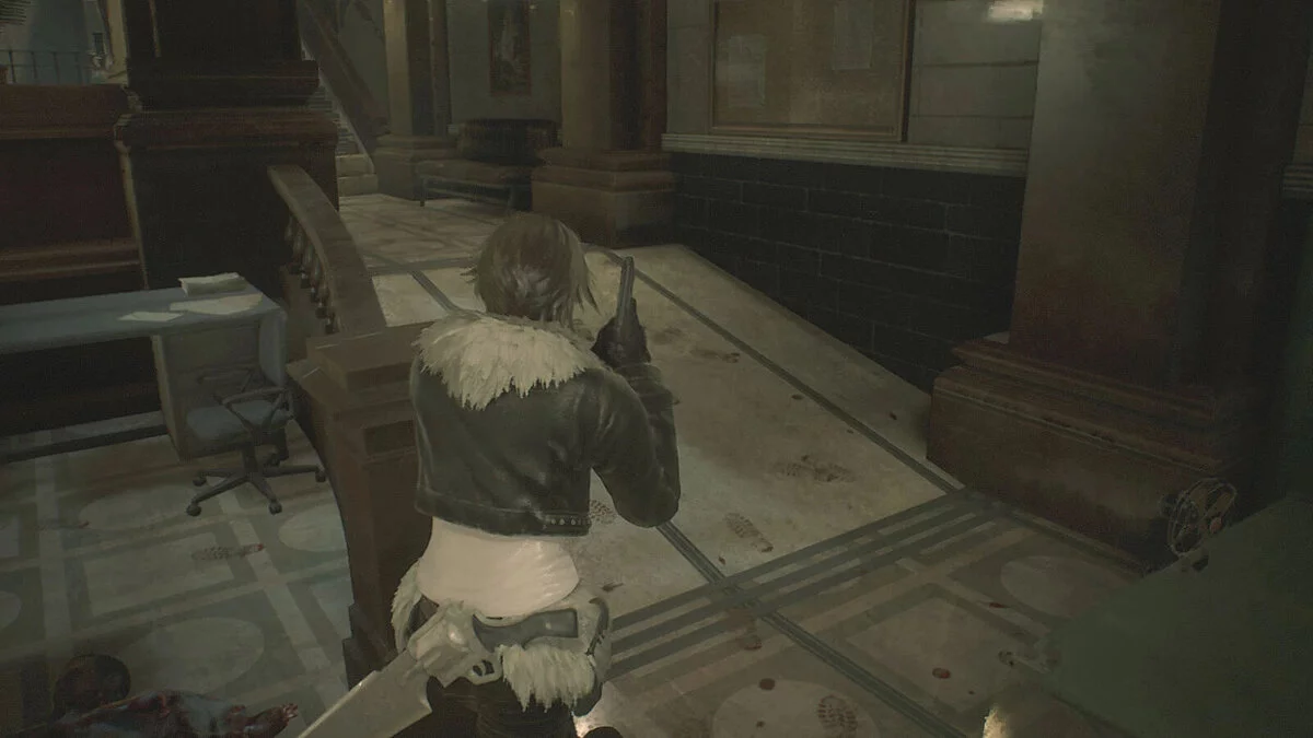 Resident Evil 2 — Клинок Скволла вместо ножа