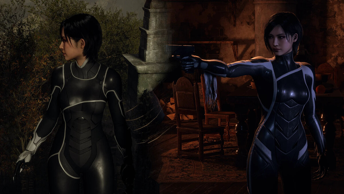 Resident Evil 4 Remake: Separate Ways — Костюм Черной кошки для Ады