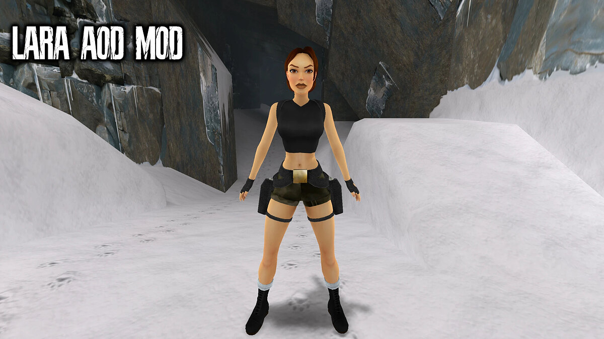Tomb Raider 1-3 Remastered — Лара в костюме «Ангел тьмы»