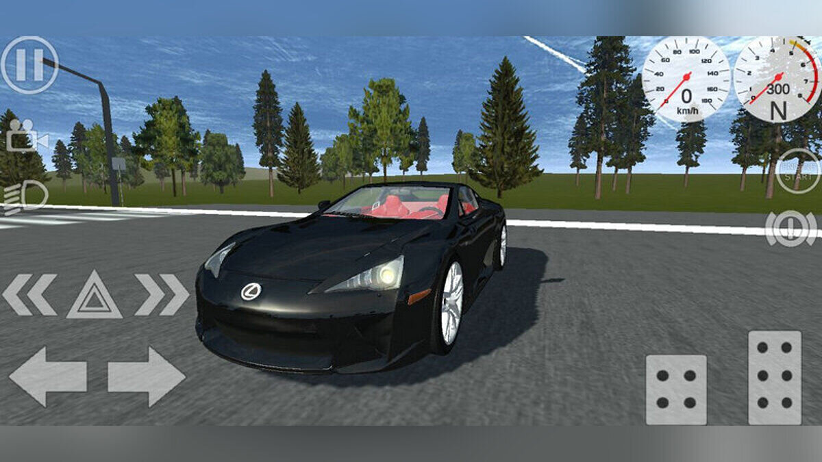 Simple Car Crash Physics Sim — Lexus LFA 2010
