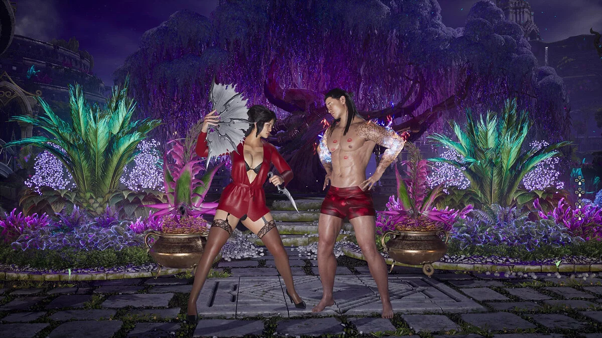 Mortal Kombat 1 — Лю Канг и Китана в костюмах Дня святого Валентина