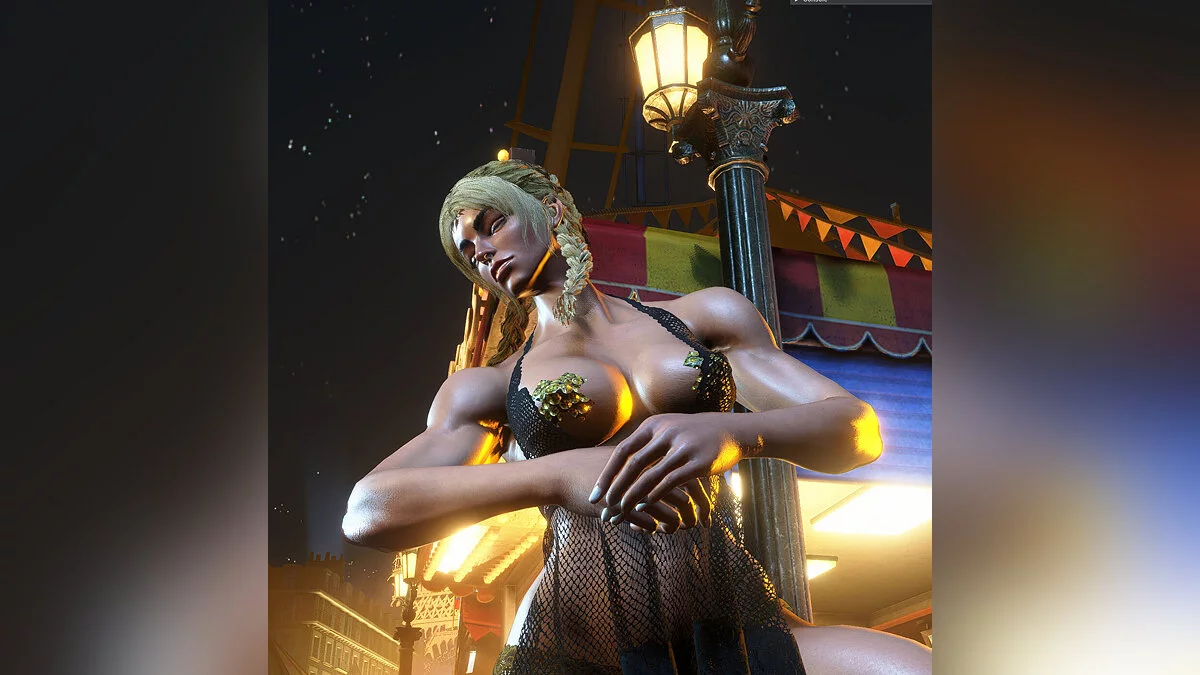 Street Fighter 6 — Манон в костюме полуночницы