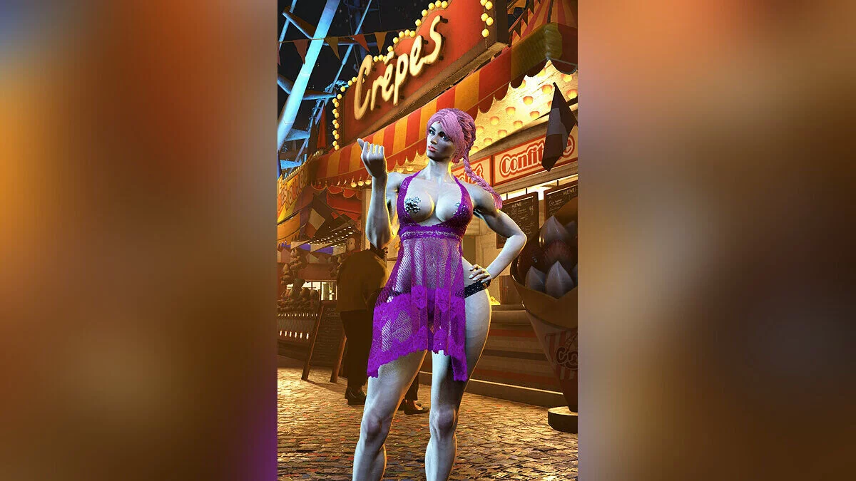 Street Fighter 6 — Манон в костюме полуночницы