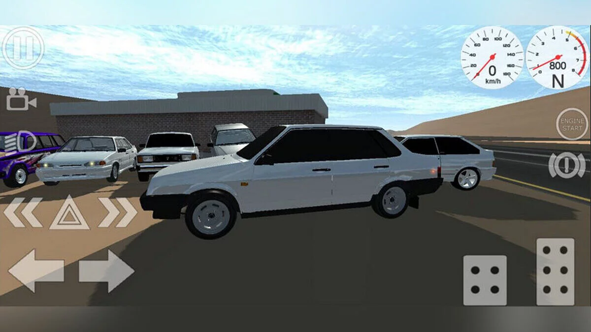 Simple Car Crash Physics Sim — Набор ВАЗов