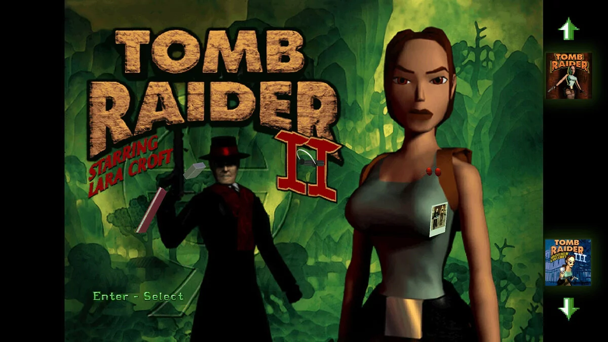 Tomb Raider 1-3 Remastered — Оригинальные фоны главного меню