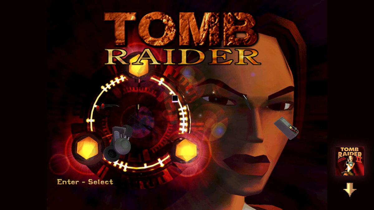 Tomb Raider 1-3 Remastered — Оригинальные фоны главного меню