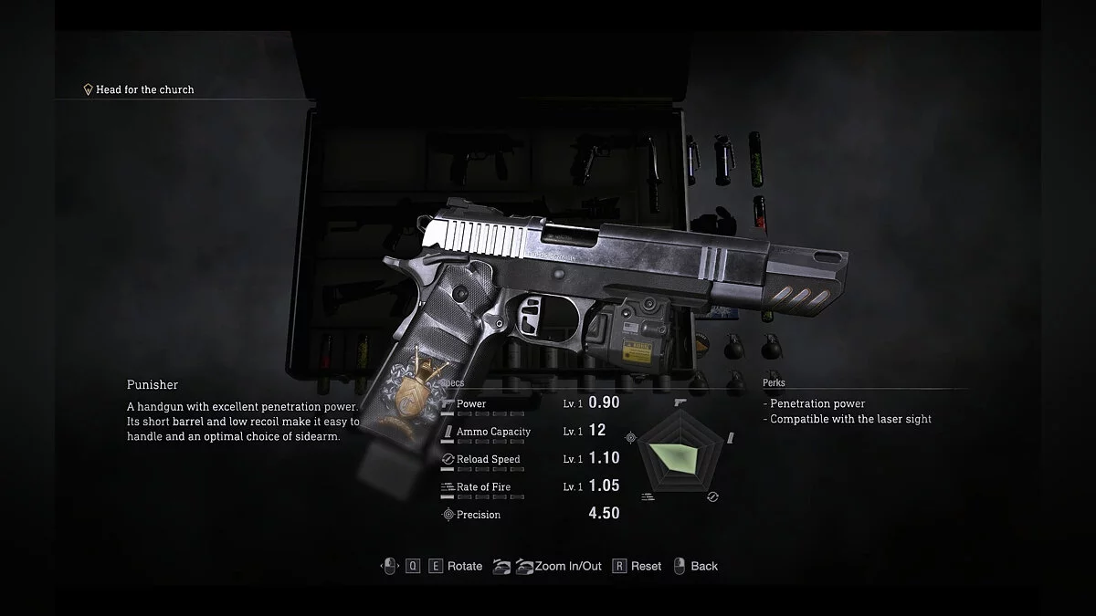 Resident Evil 4 Remake (2023) — Пистолет Mach 5 из игры COD Warzone 2.0