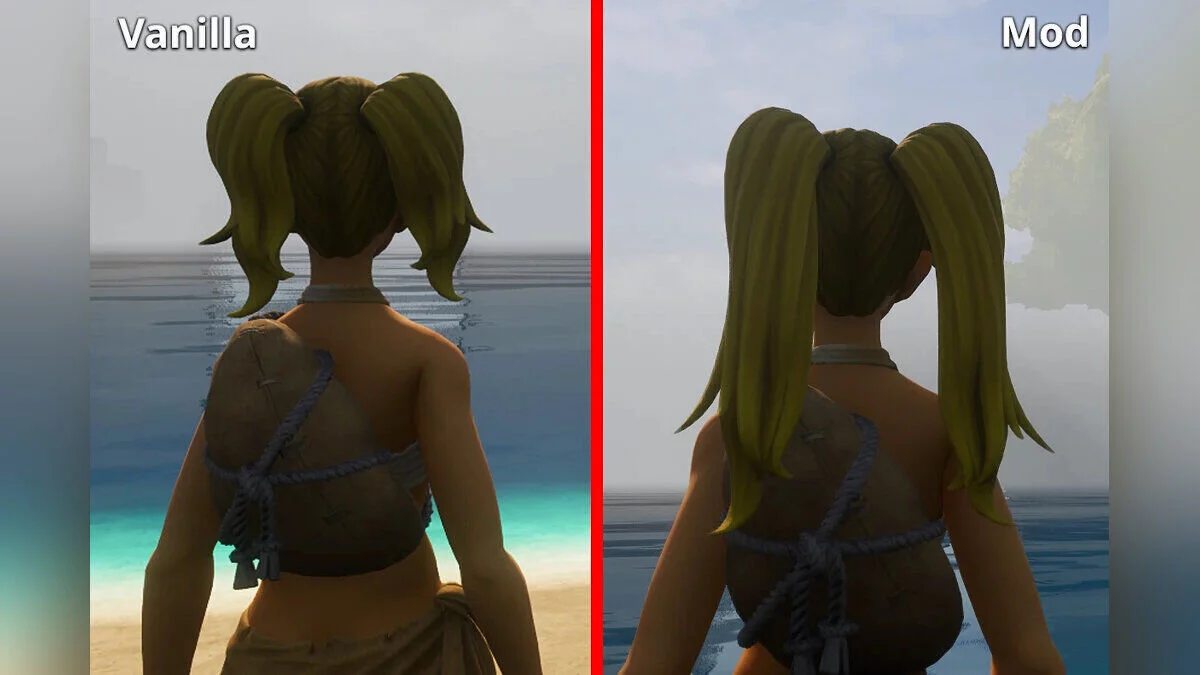 Palworld — Прическа с двумя хвостиками