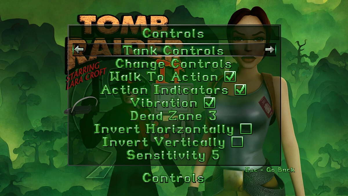 Tomb Raider 1-3 Remastered — Шрифты и иконки с низким разрешением