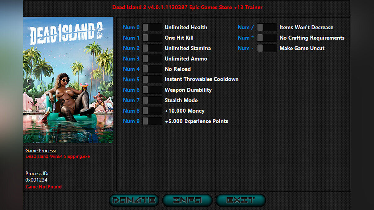 Dead Island 2 — Трейнер (+13) [4.0]