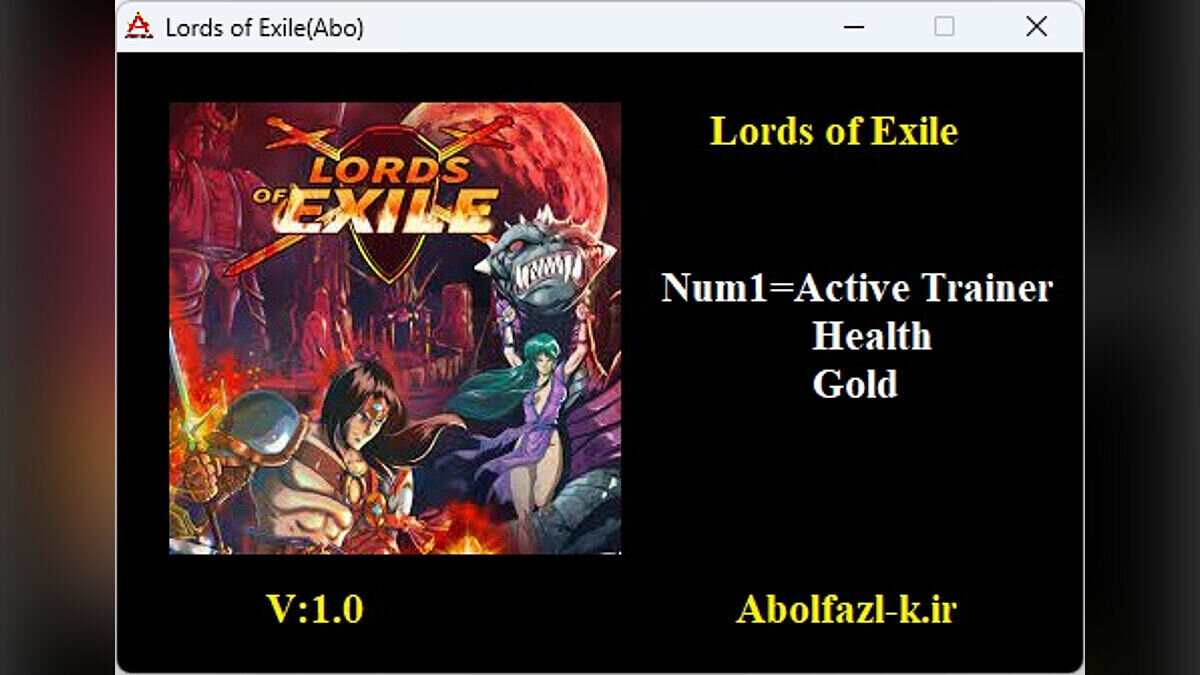 Lords of Exile — Трейнер (+2) [1.0]