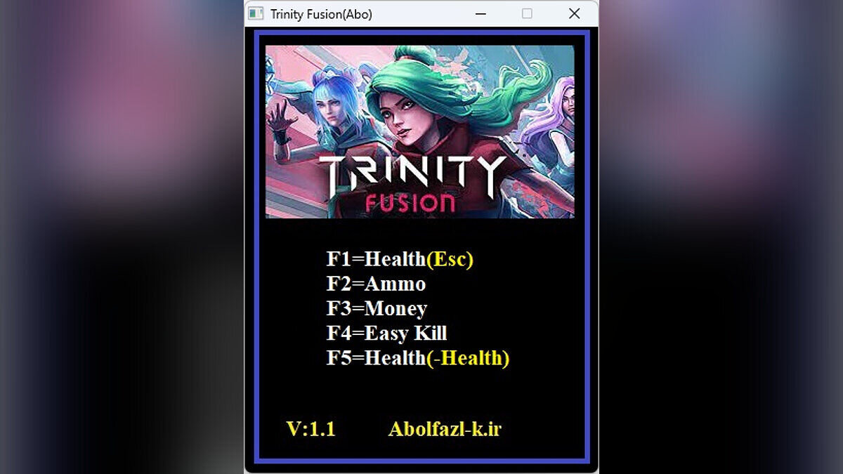 Trinity Fusion — Трейнер (+5) [1.1]