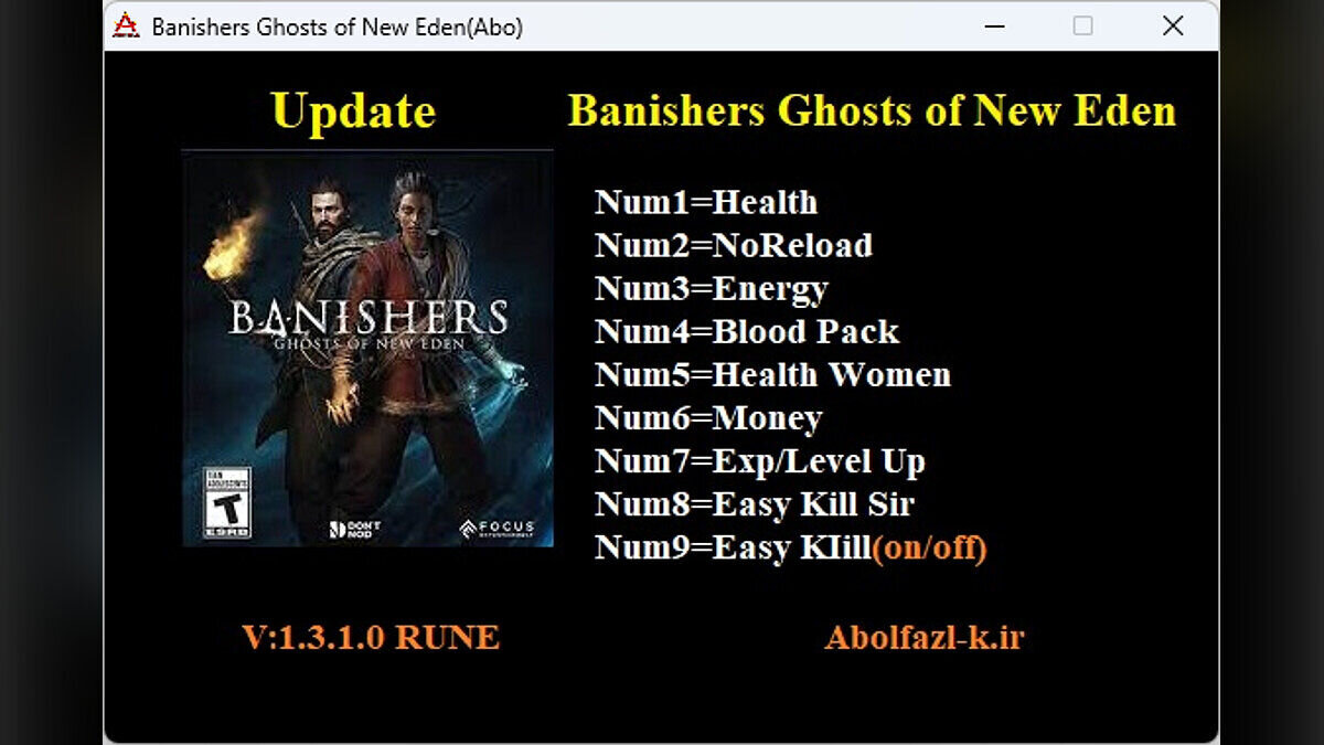 Banishers: Ghosts of New Eden — Трейнер (+9) [1.3.1.0]
