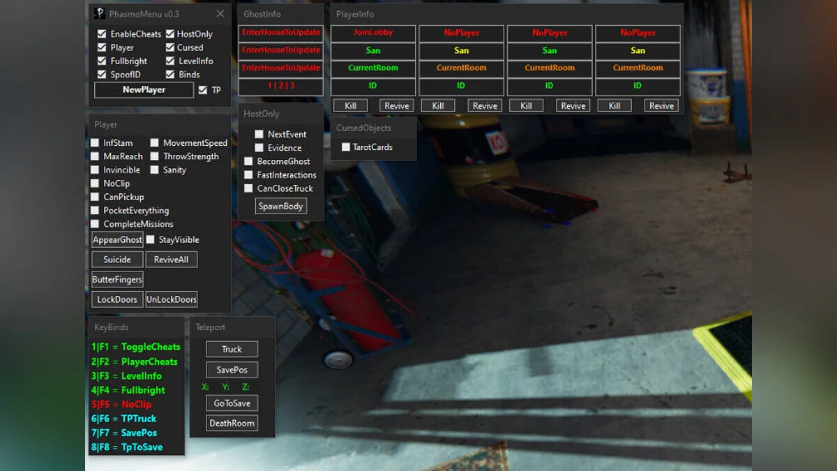 Phasmophobia — Трейнер для Cheat Engine [UPD: 16.02.2024]