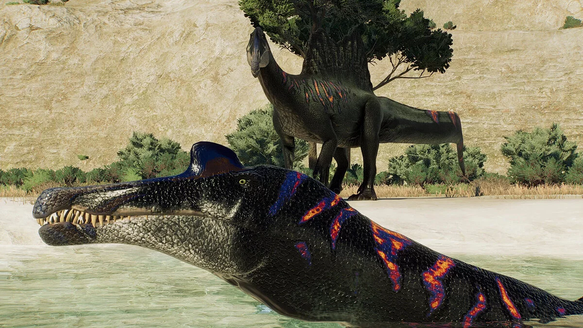 Jurassic World Evolution 2 — Водный спинозавр (новый вид)
