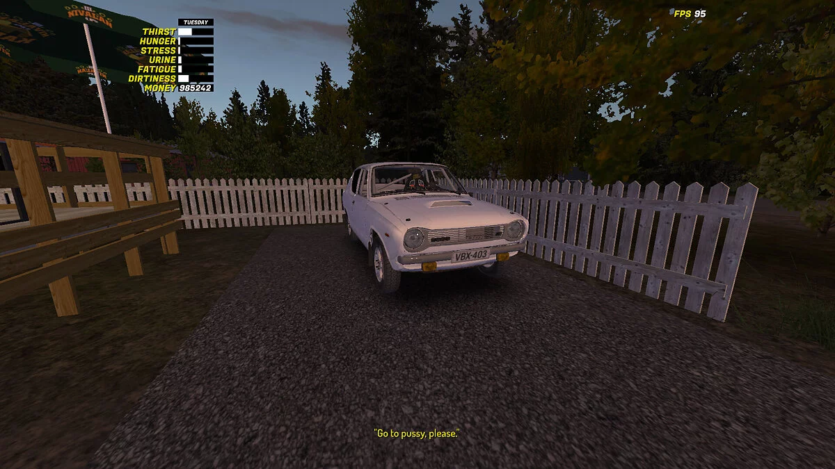 My Summer Car — Белая Сатсума