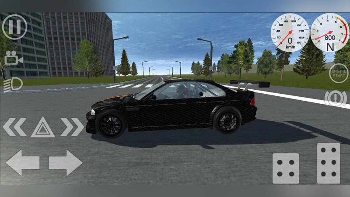 Simple Car Crash Physics Sim — BMW M3 E46 GTR