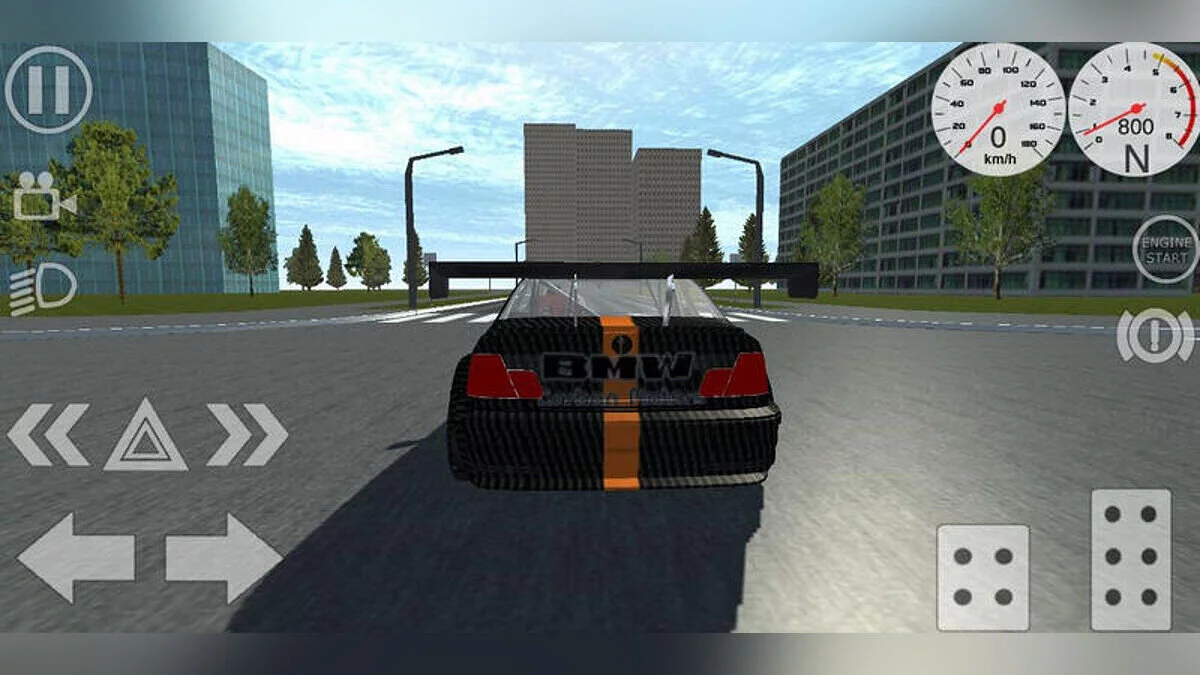 Simple Car Crash Physics Sim — BMW M3 E46 GTR