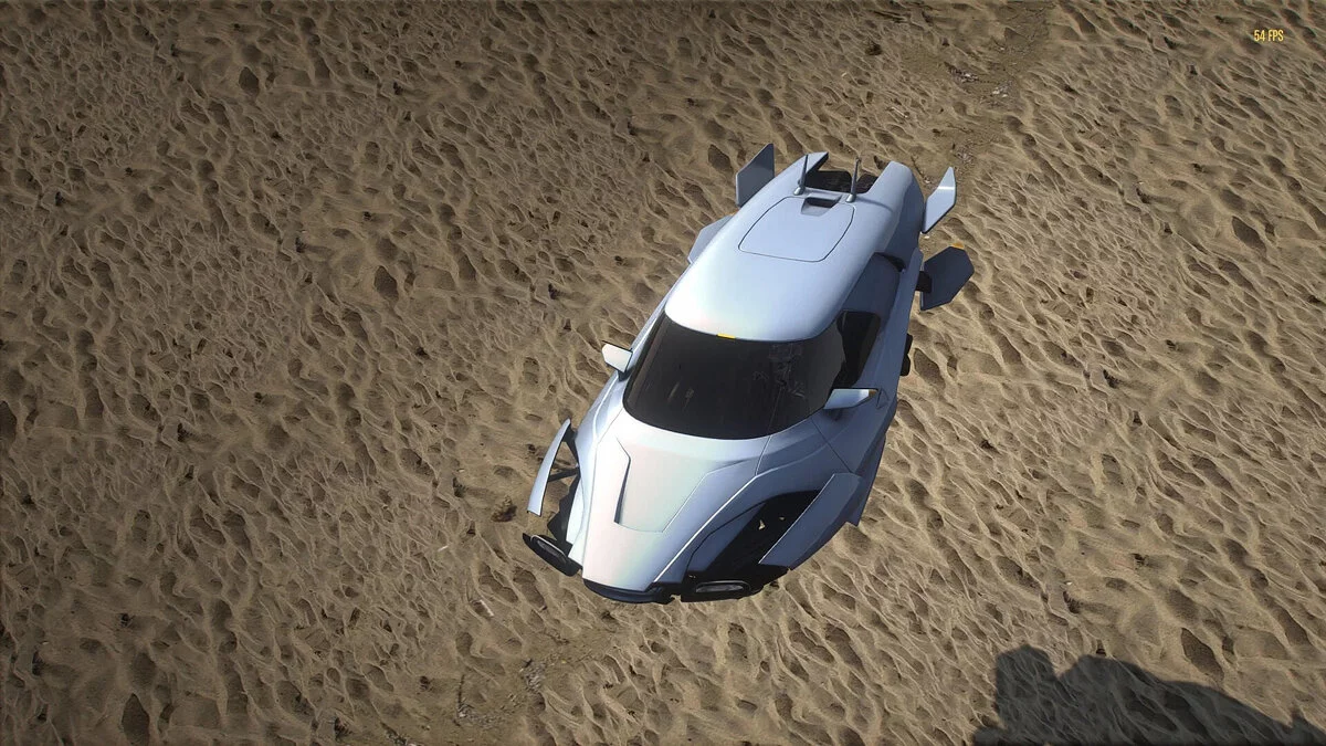 GTA 5 — Cyberpunk Hovercar (deluxo) [Add-On | Animated Roof ]