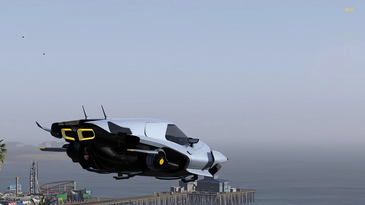 GTA 5 — Cyberpunk Hovercar (deluxo) [Add-On | Animated Roof ]