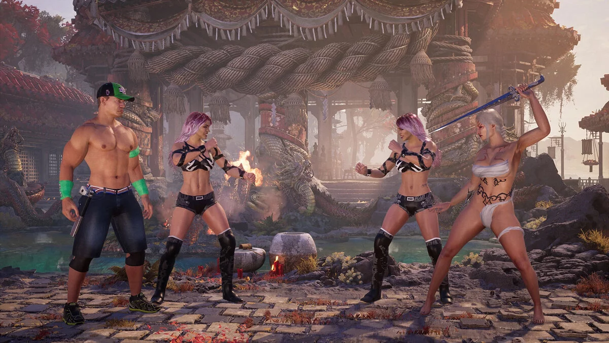 Mortal Kombat 1 — Джанет в одежде рестлера