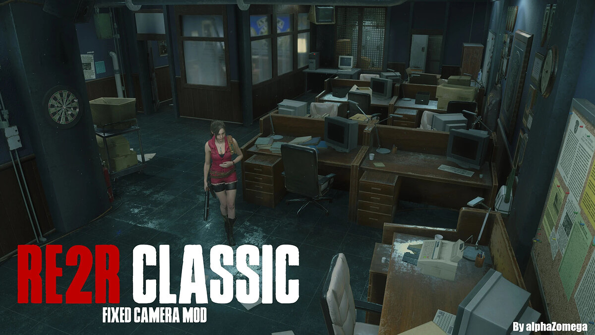 Resident Evil 2 — Фиксированная камера из оригинальной игры