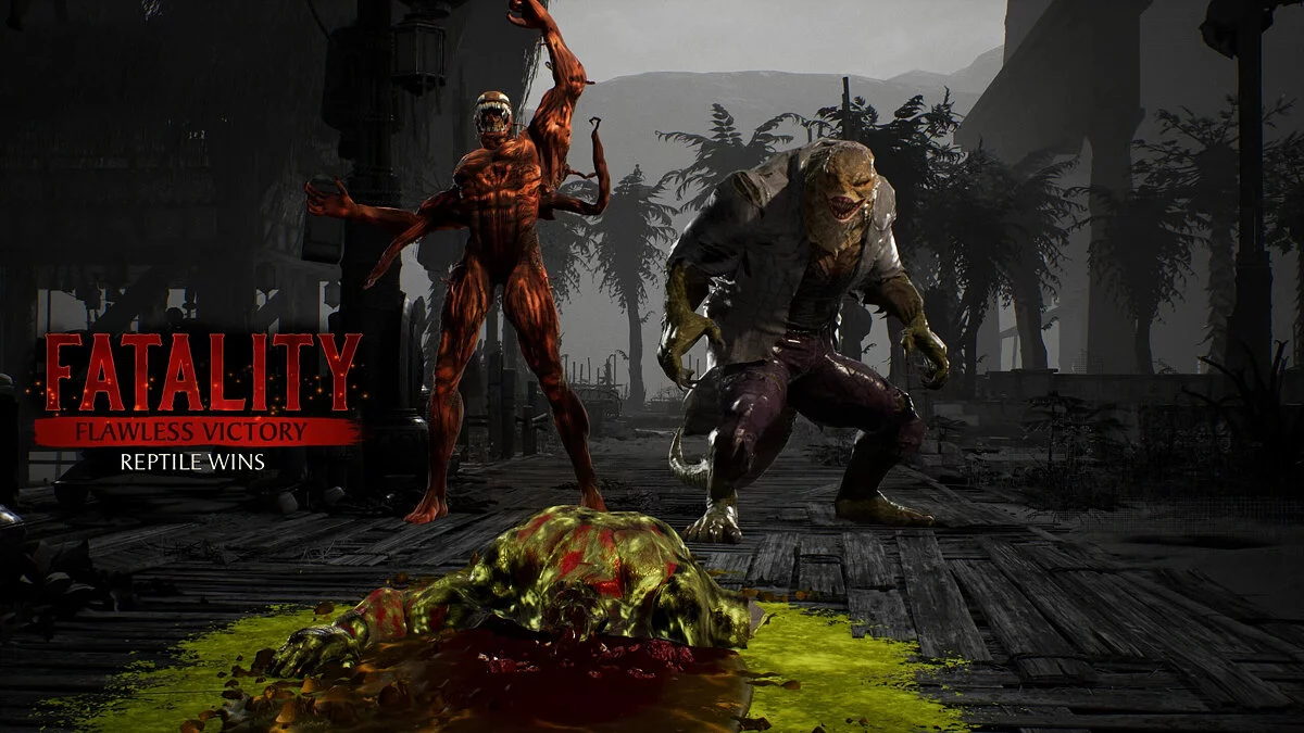 Mortal Kombat 1 — Карнаж и доктор Коннорс (Ящер)