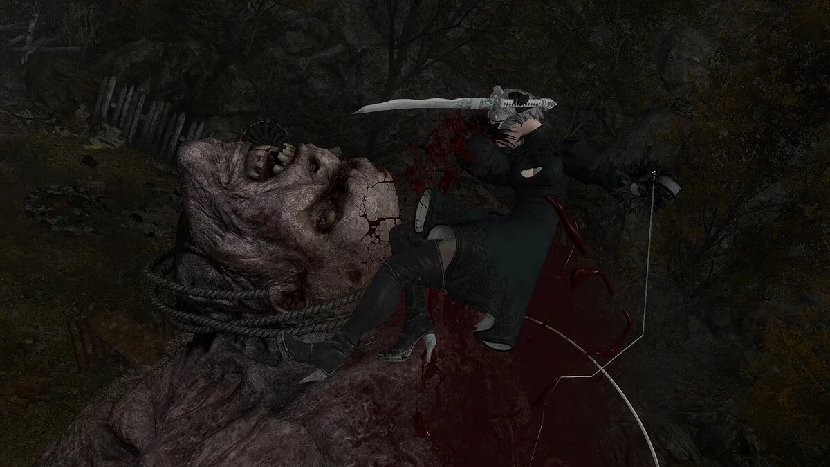 Resident Evil 4 Remake: Separate Ways — Катана 2B