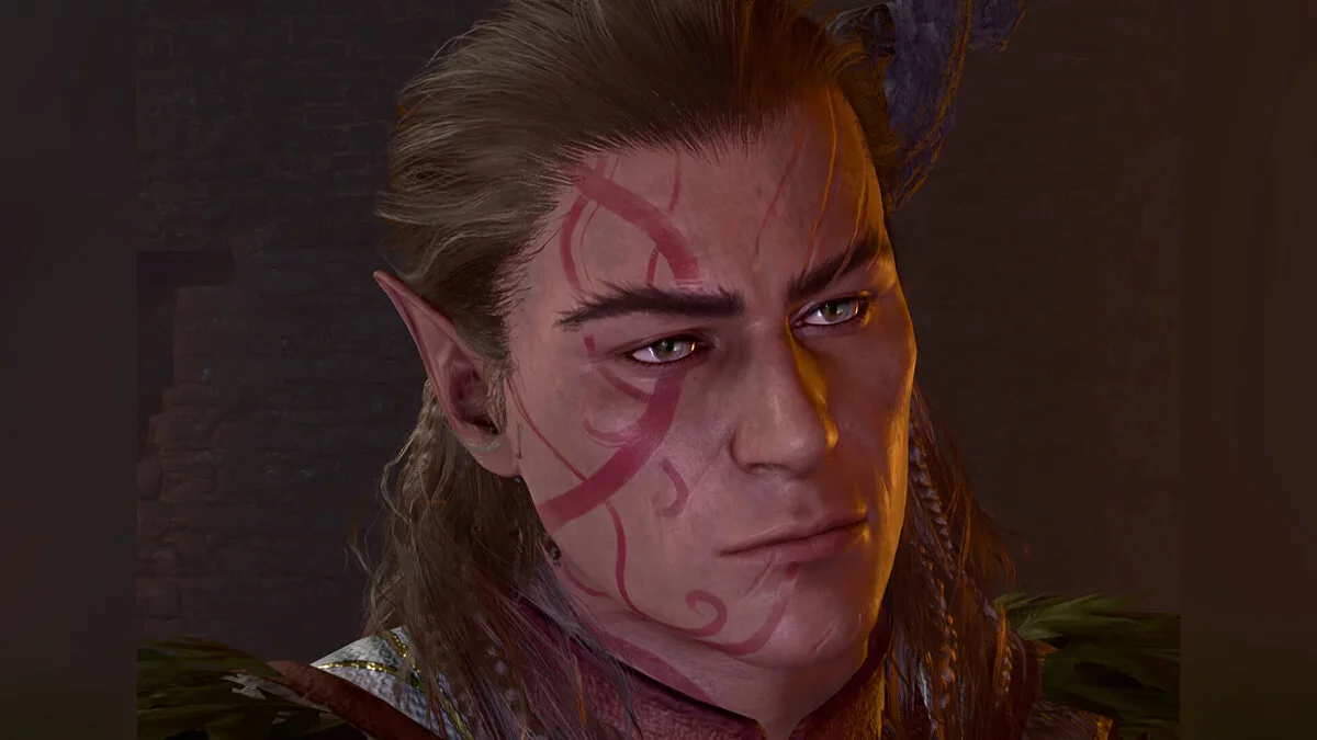 Baldur&#039;s Gate 3 — Халсин с красивым лицом