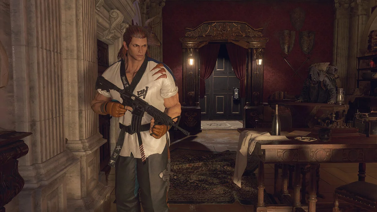 Resident Evil 4 Remake (2023) — Хвоаранг из игры Tekken 8