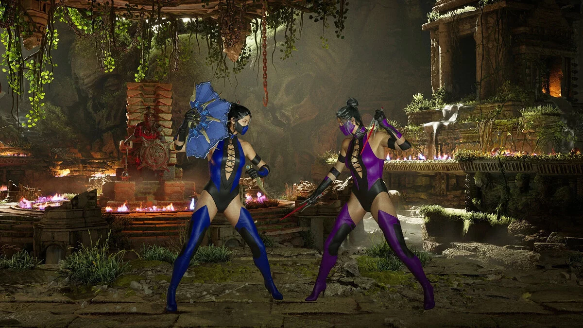 Mortal Kombat 1 — Китана и Милина в костюмах их игры MK3