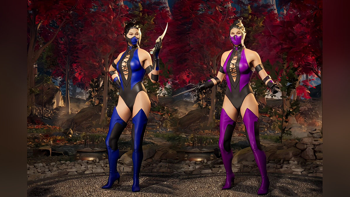 Mortal Kombat 1 — Китана и Милина в костюмах их игры MK3