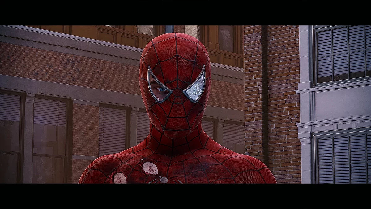 Marvel&#039;s Spider-Man Remastered — Классический поврежденный костюм