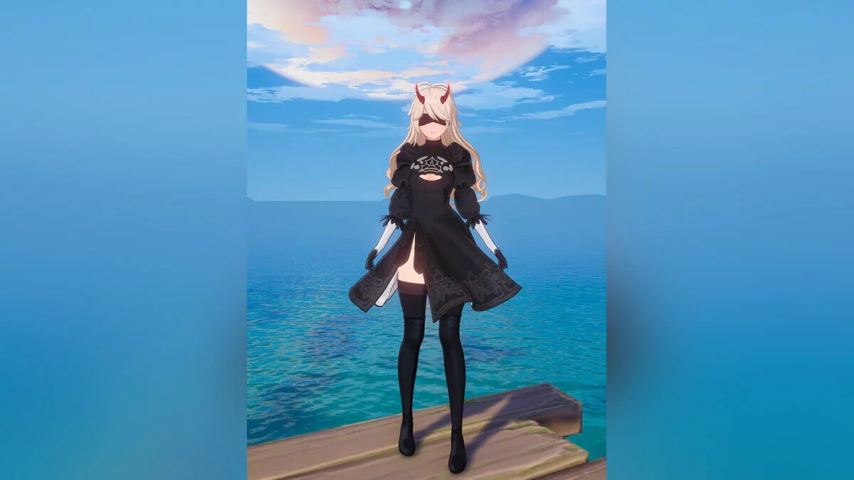 Tower of Fantasy — Костюм 2B из игры Nier Automata