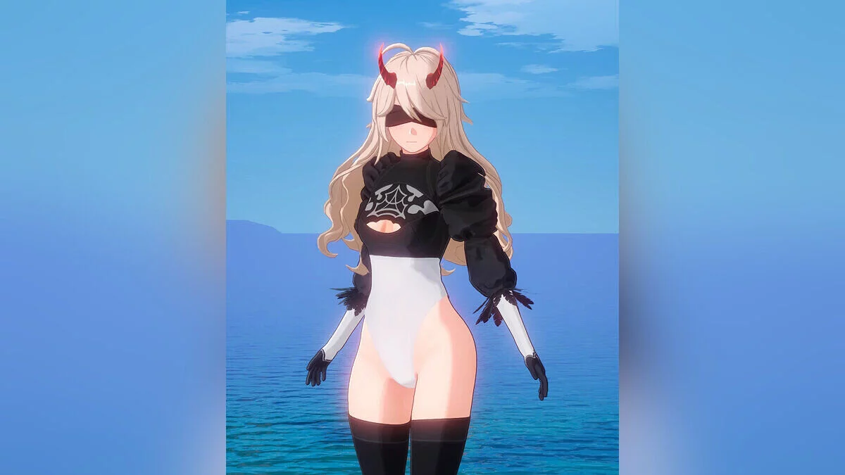Tower of Fantasy — Костюм 2B из игры Nier Automata