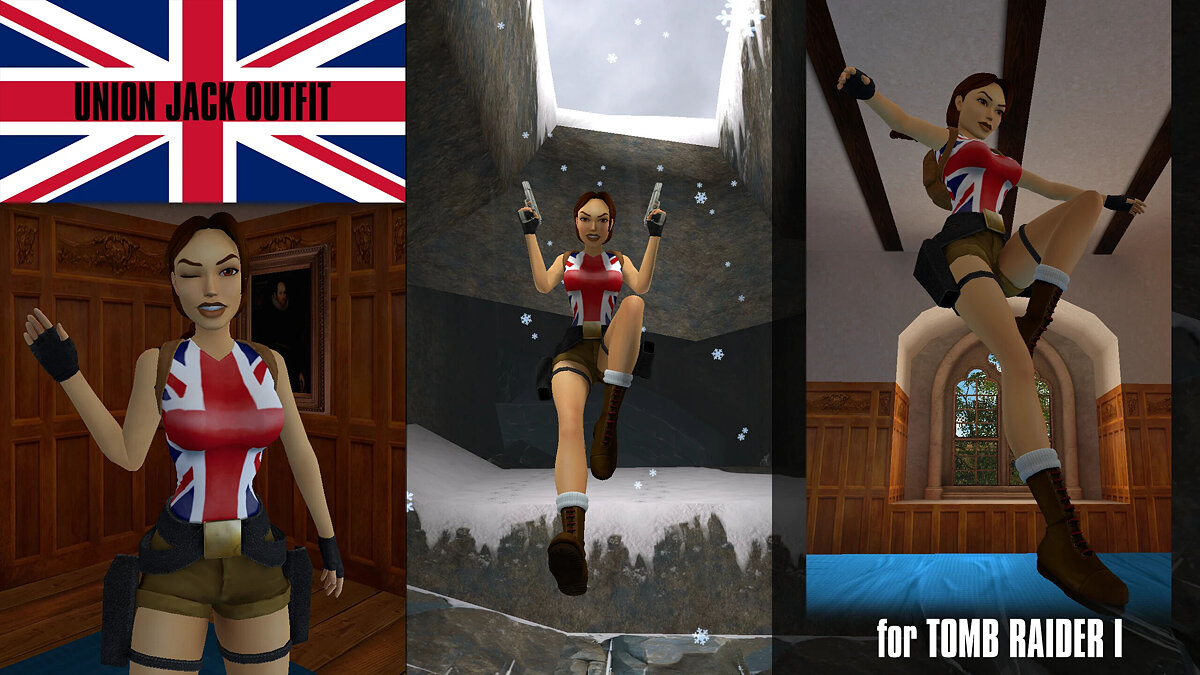 Tomb Raider 1-3 Remastered — Костюм Union Jack