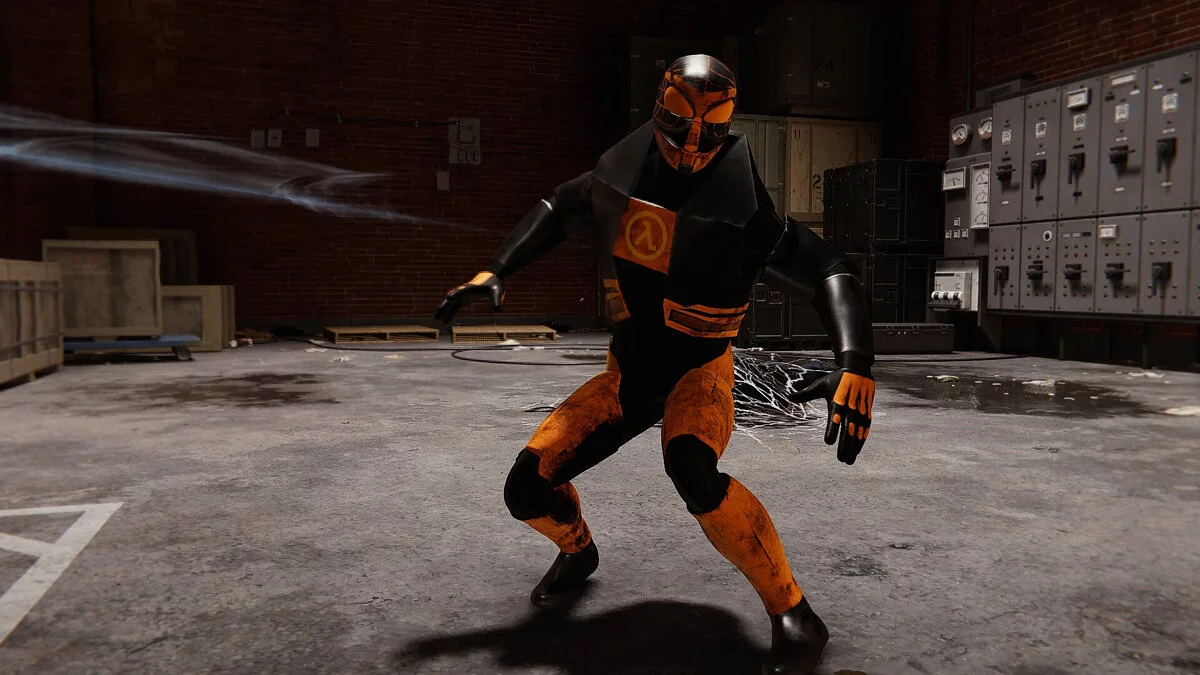 Marvel&#039;s Spider-Man Remastered — Костюм в стиле игры Half-Life 2