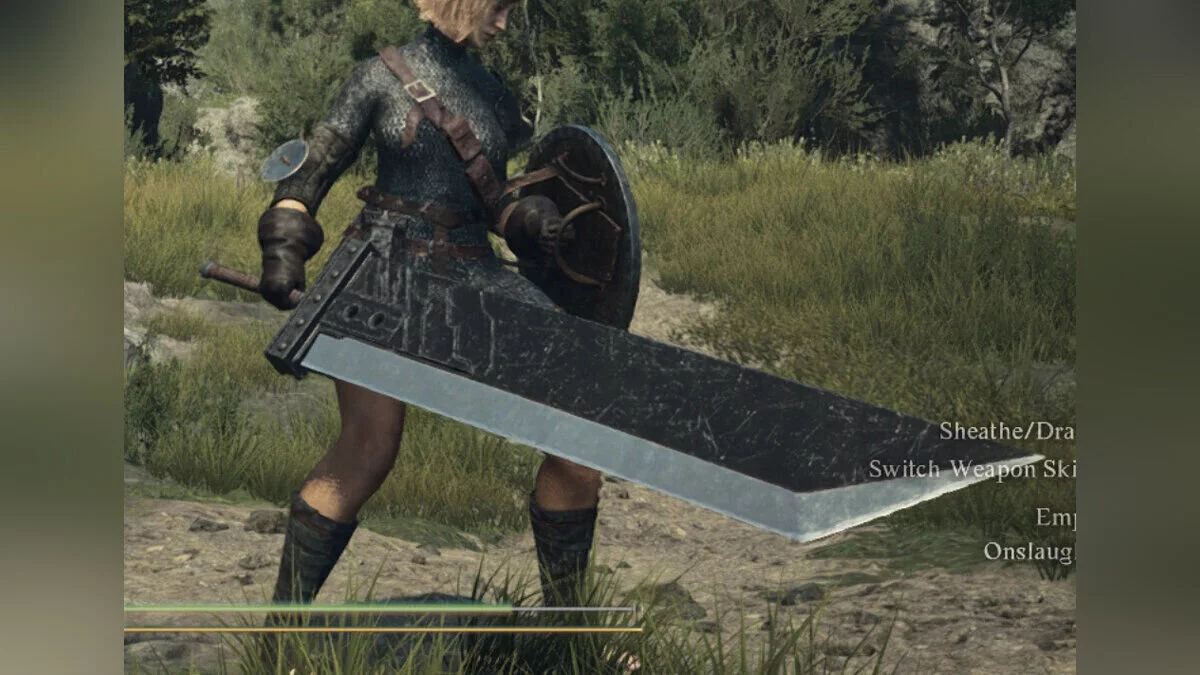 Dragon&#039;s Dogma 2 — Меч из игры Final Fantasy 7