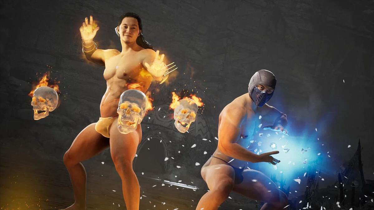 Mortal Kombat 1 — Мужчины-помощьники в стрингах