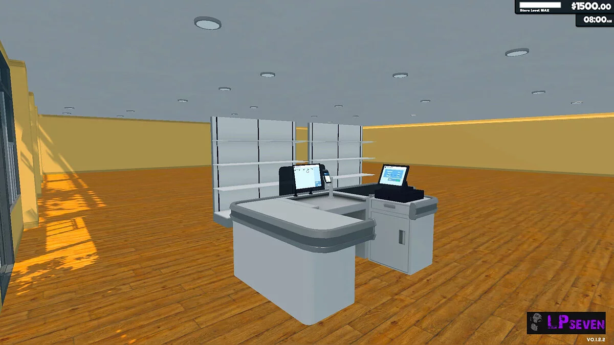 Supermarket Simulator — Пустой магазин с максимальным пространством