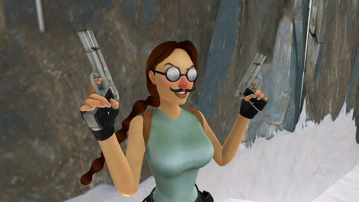 Tomb Raider 1-3 Remastered — Смешные очки